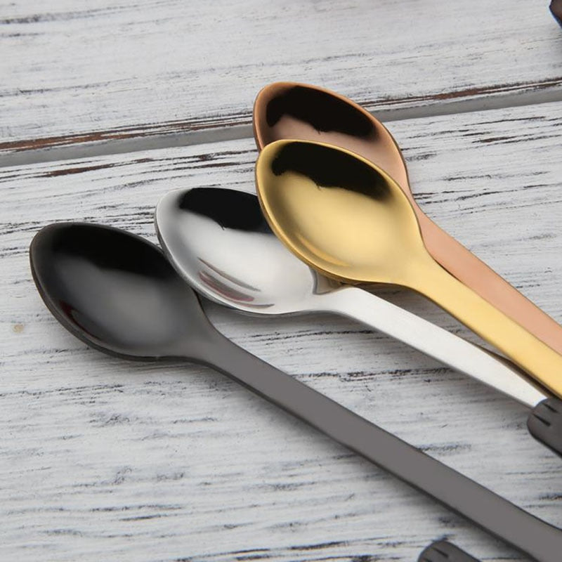 STAINLESS STEEL CAT TEASPOONS - Anniman Home Shop