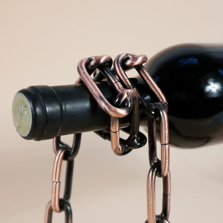 Magic Iron Chain Wine Bottle Holder - Anniman Home Shop