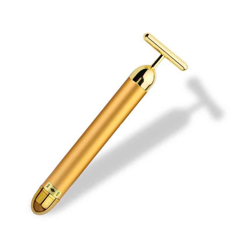 Energy 24K Gold T Beauty Bar Facial Roller Massager - Anniman Home Shop