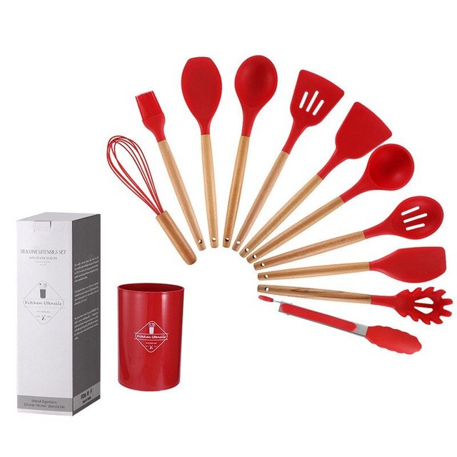 Non Stick Pot Spatula And Spoon - Anniman Home Shop