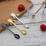 STAINLESS STEEL CAT TEASPOONS - Anniman Home Shop