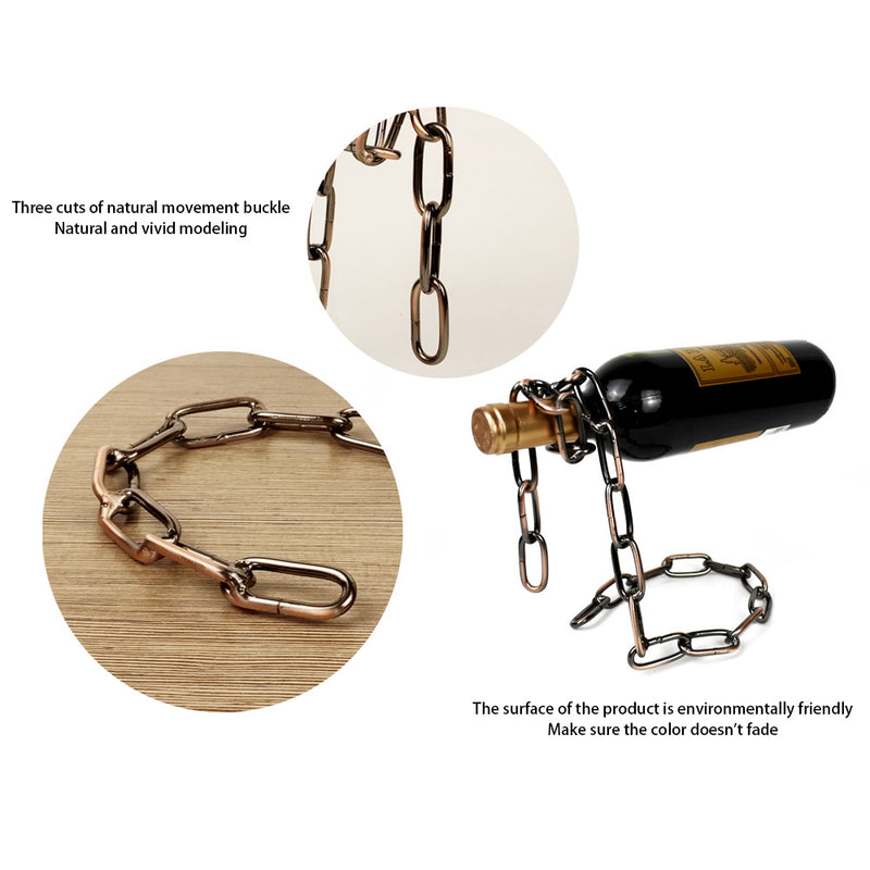 Magic Iron Chain Wine Bottle Holder - Anniman Home Shop