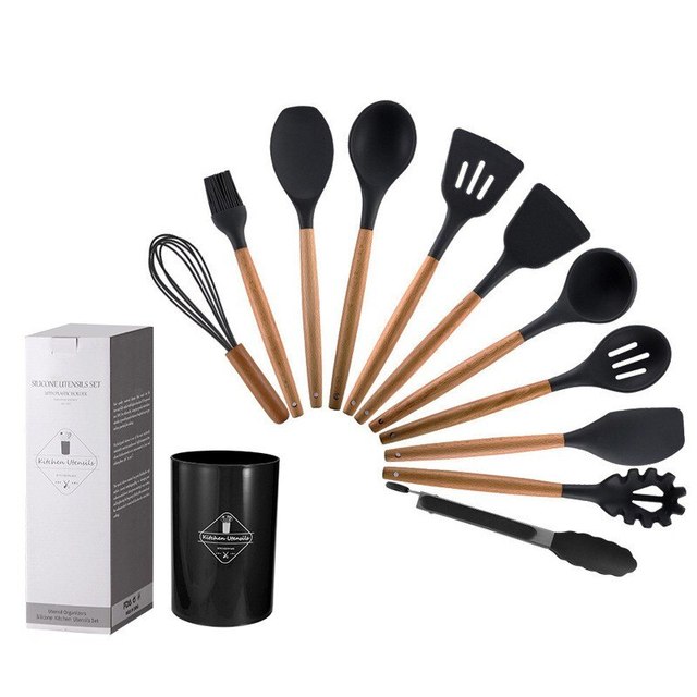 Non Stick Pot Spatula And Spoon - Anniman Home Shop