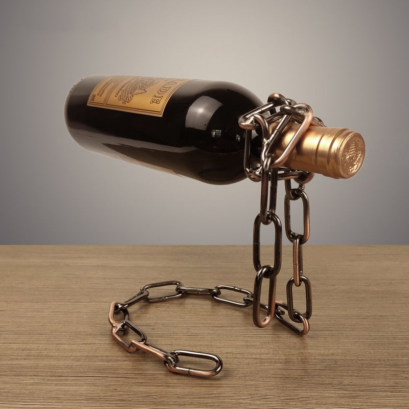 Magic Iron Chain Wine Bottle Holder - Anniman Home Shop