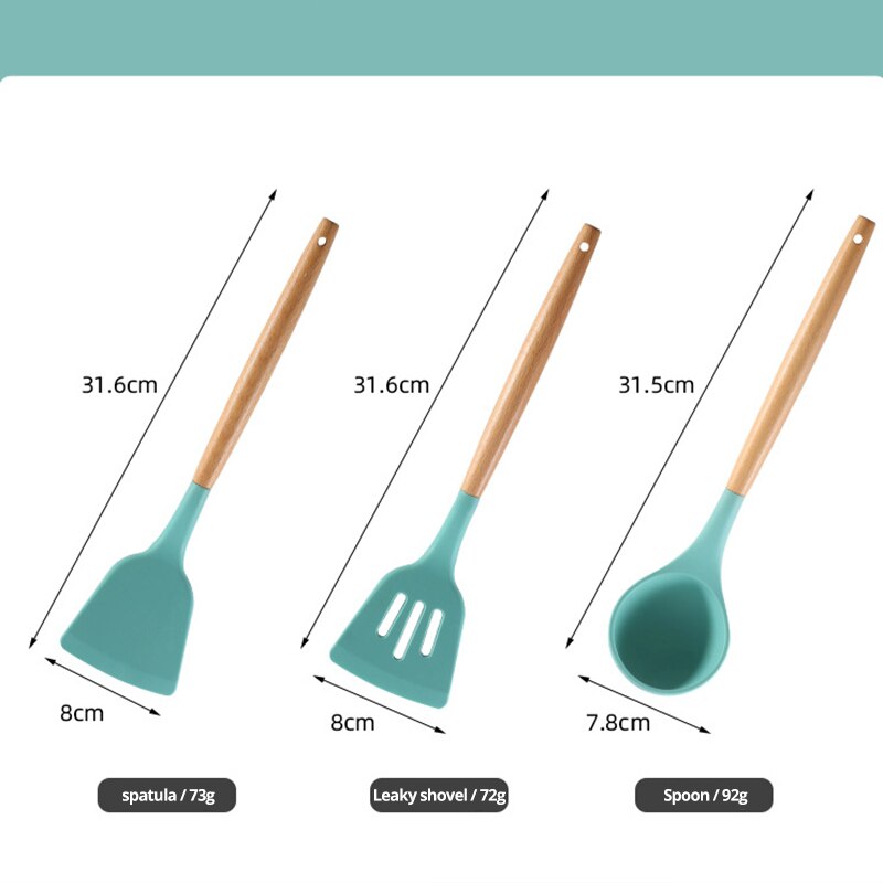 Non Stick Pot Spatula And Spoon - Anniman Home Shop