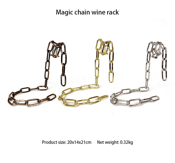 Magic Iron Chain Wine Bottle Holder - Anniman Home Shop