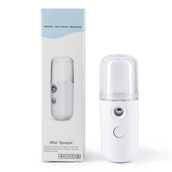 Nano Mist Facial Sprayer Beauty Instrument USB Face Steamer Moisturizing Beauty - Anniman Home Shop